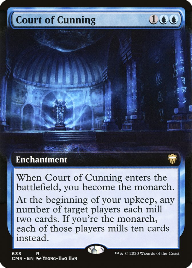 Court of Cunning (Extended Art) [Commander Legends] | Black Swamp Games