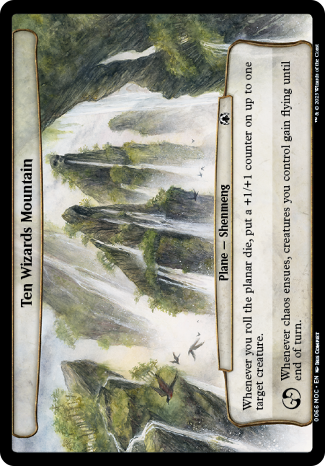 Ten Wizards Mountain [March of the Machine Commander] | Black Swamp Games