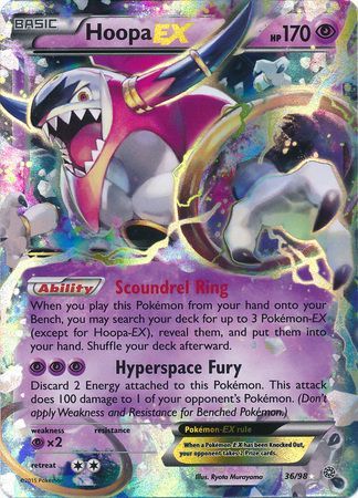 Hoopa EX (36/98) (Jumbo Card) [XY: Ancient Origins] | Black Swamp Games