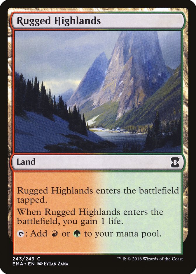Rugged Highlands [Eternal Masters] | Black Swamp Games