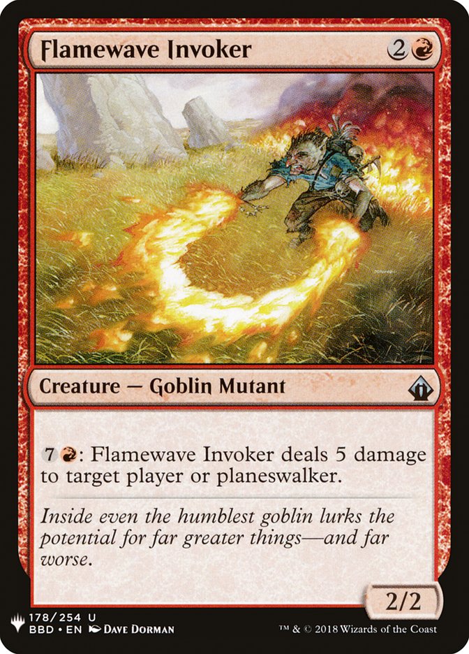 Flamewave Invoker [Mystery Booster] | Black Swamp Games