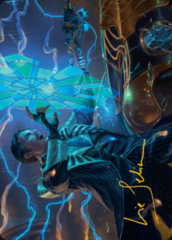 Brokers Veteran Art Card (Gold-Stamped Signature) [Streets of New Capenna Art Series] | Black Swamp Games