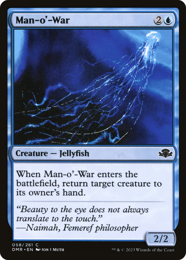 Man-o'-War [Dominaria Remastered] | Black Swamp Games