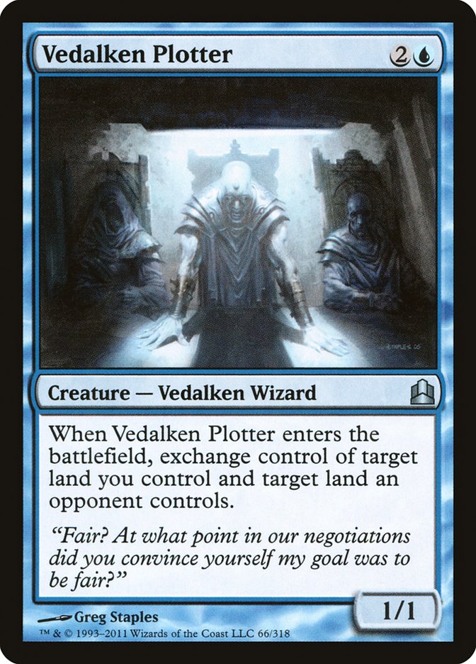 Vedalken Plotter [Commander 2011] | Black Swamp Games