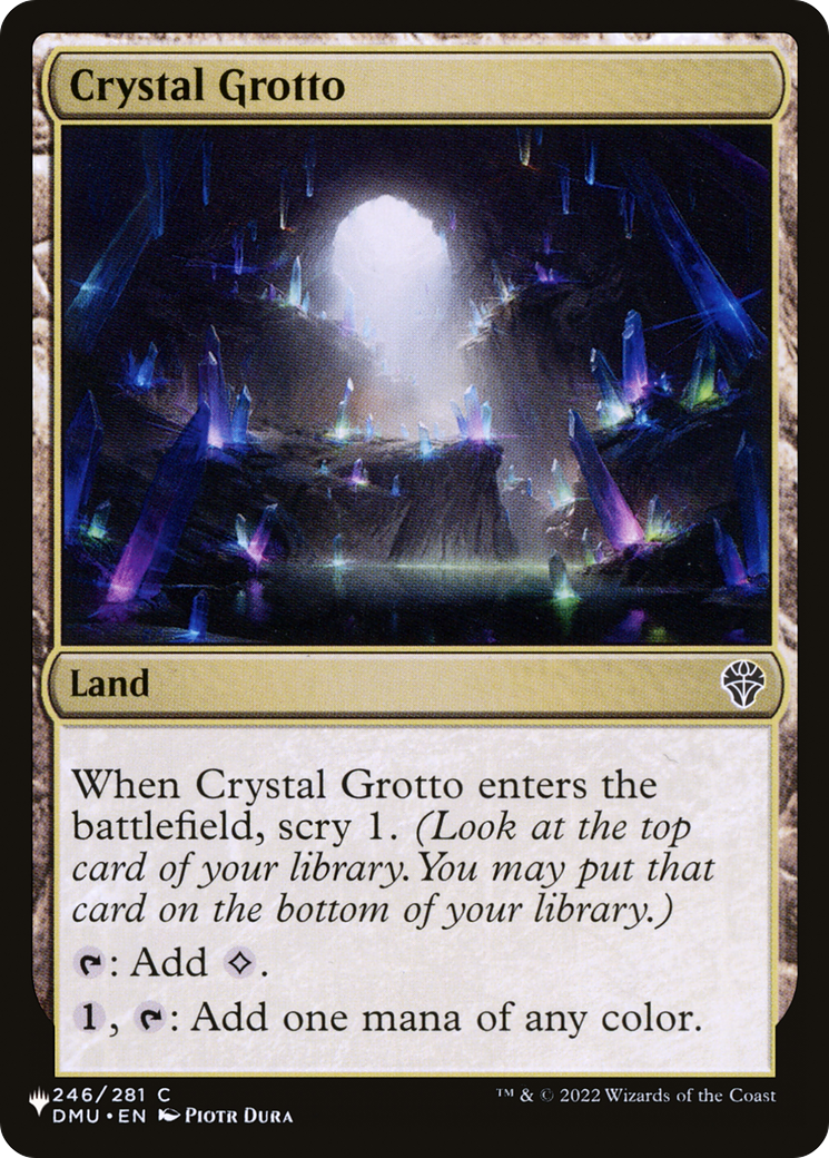 Crystal Grotto [The List Reprints] | Black Swamp Games