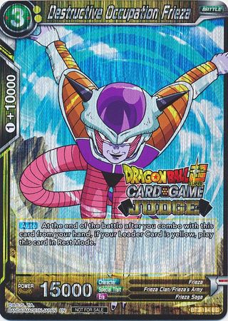 Destructive Occupation Frieza (BT2-104) [Judge Promotion Cards] | Black Swamp Games