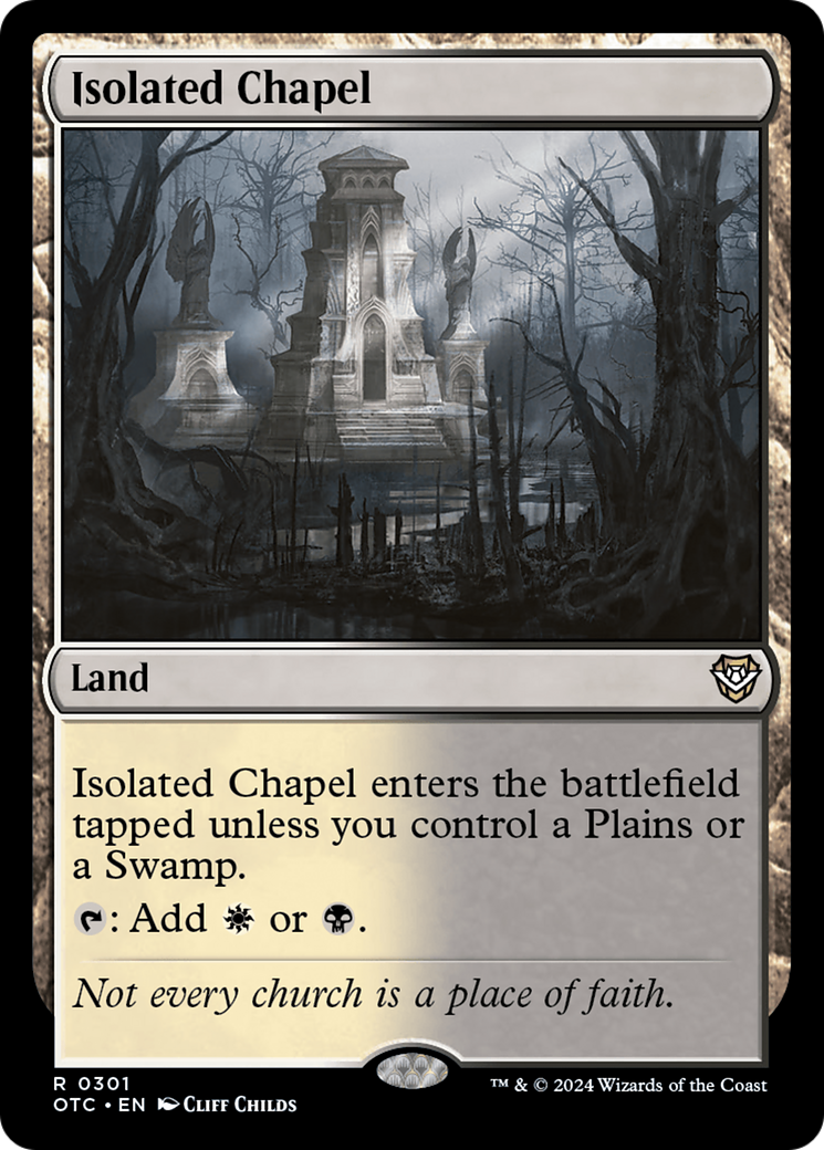 Isolated Chapel [Outlaws of Thunder Junction Commander] | Black Swamp Games