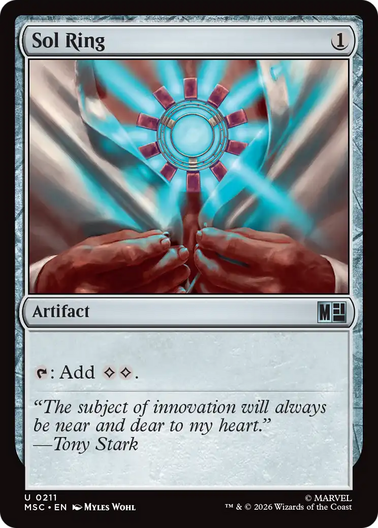 Sol Ring [Marvel Super Heroes Commander] | Black Swamp Games