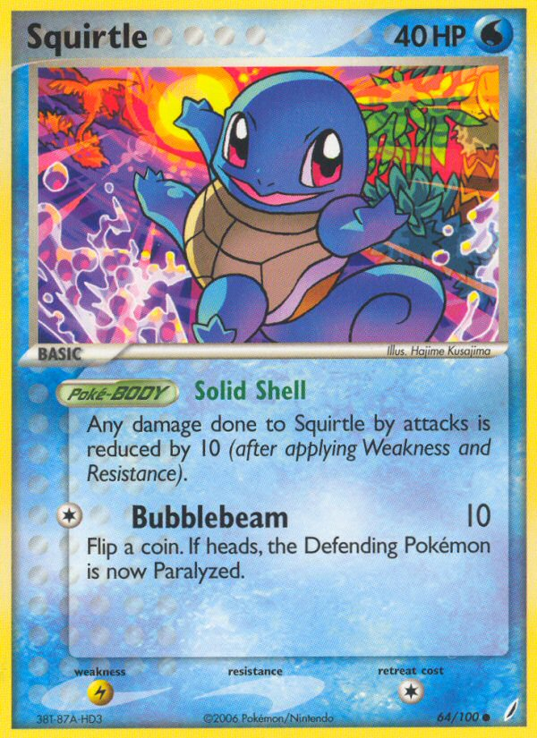 Squirtle (64/100) [EX: Crystal Guardians] | Black Swamp Games