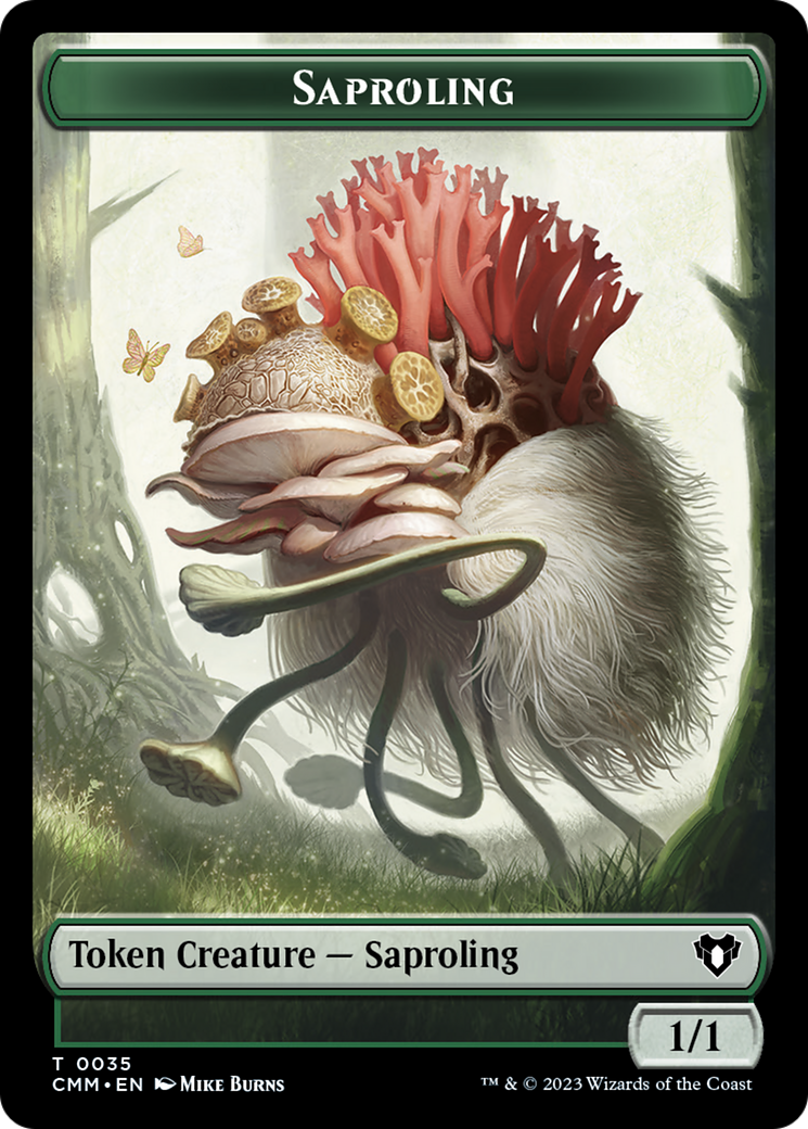 Saproling Token [Commander Masters Tokens] | Black Swamp Games