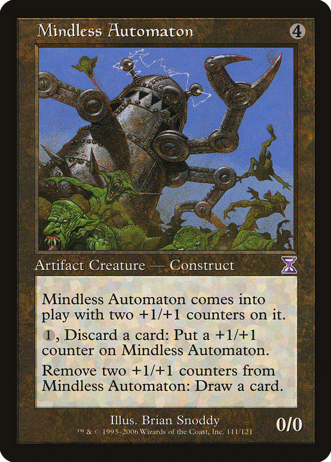 Mindless Automaton [Time Spiral Timeshifted] | Black Swamp Games