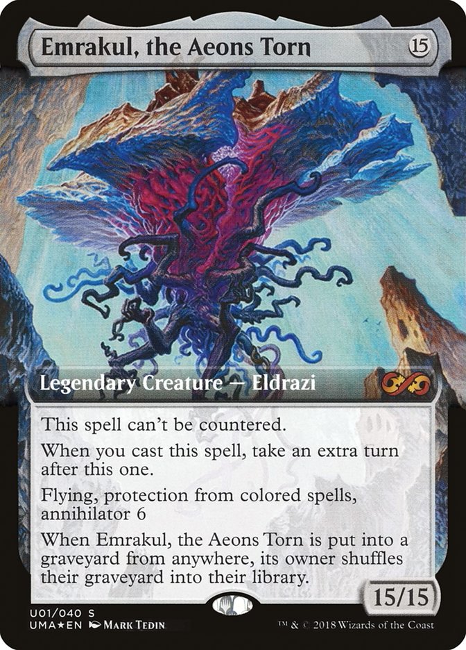 Emrakul, the Aeons Torn (Topper) [Ultimate Masters Box Topper] | Black Swamp Games