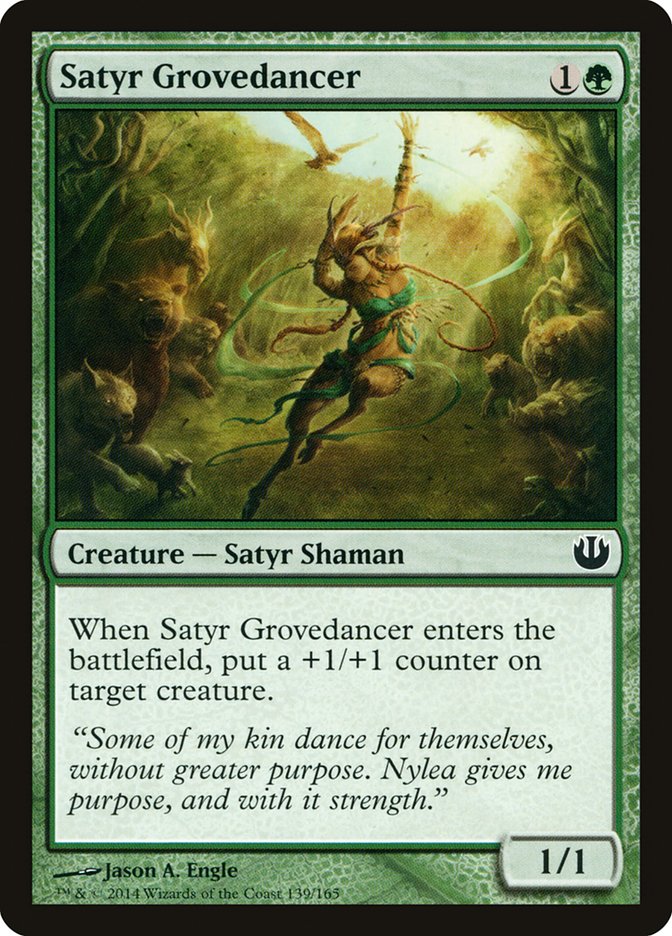 Satyr Grovedancer [Journey into Nyx] | Black Swamp Games