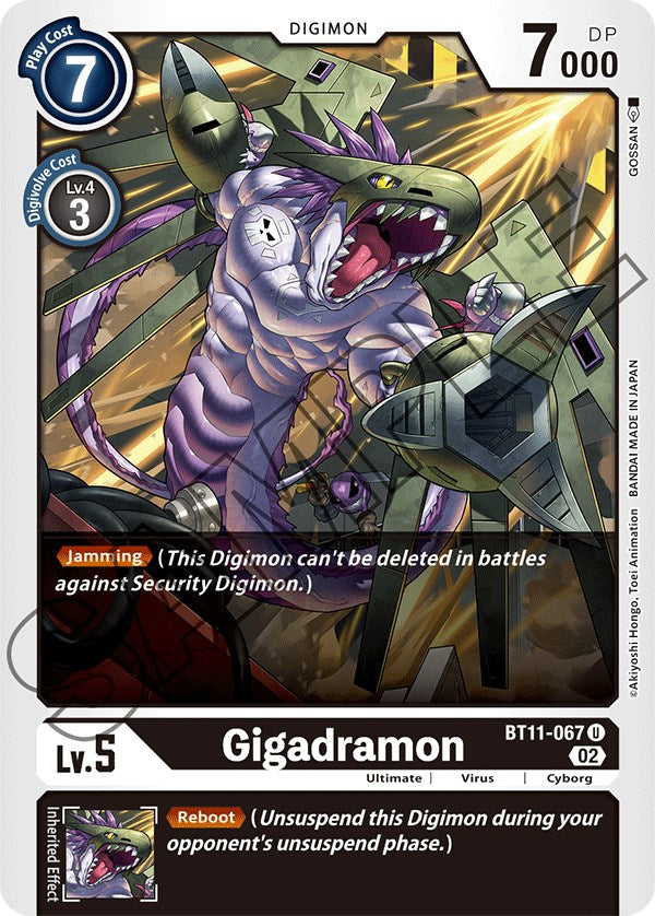 Gigadramon [BT11-067] [Dimensional Phase] | Black Swamp Games