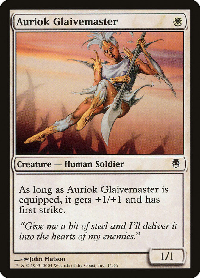 Auriok Glaivemaster [Darksteel] | Black Swamp Games