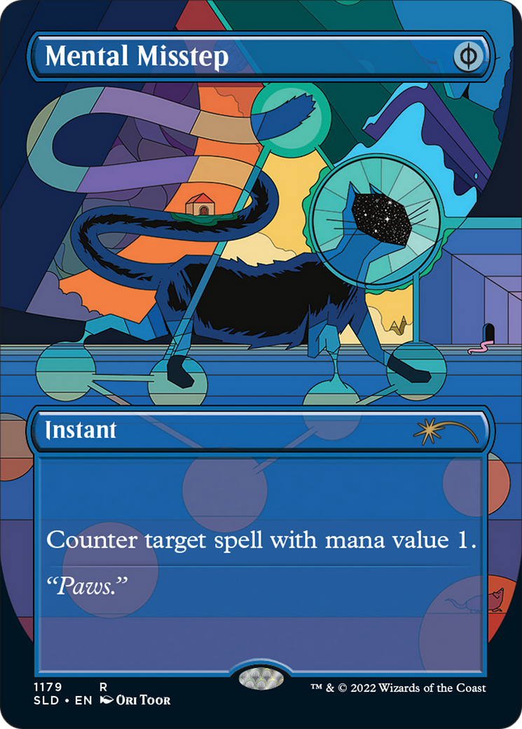 Mental Misstep (Borderless) [Secret Lair Drop Series] | Black Swamp Games