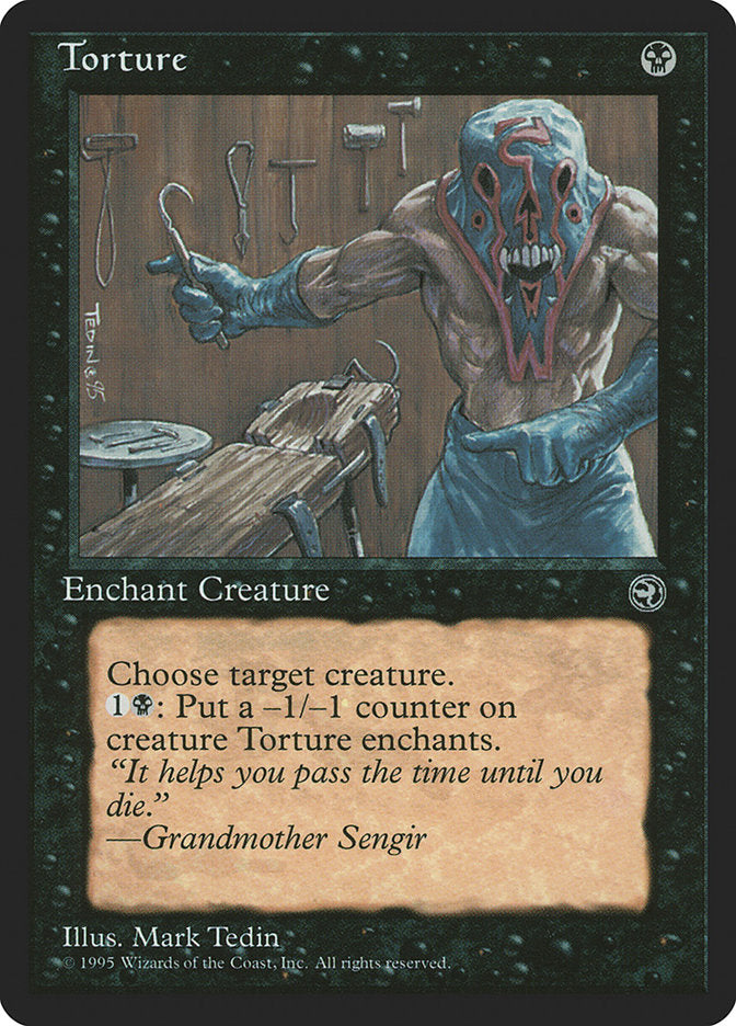 Torture (Grandmother Sengir Flavor Text) [Homelands] | Black Swamp Games