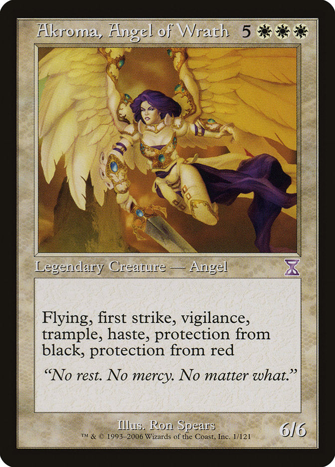 Akroma, Angel of Wrath [Time Spiral Timeshifted] | Black Swamp Games