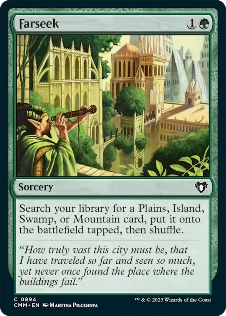 Farseek [Commander Masters] | Black Swamp Games