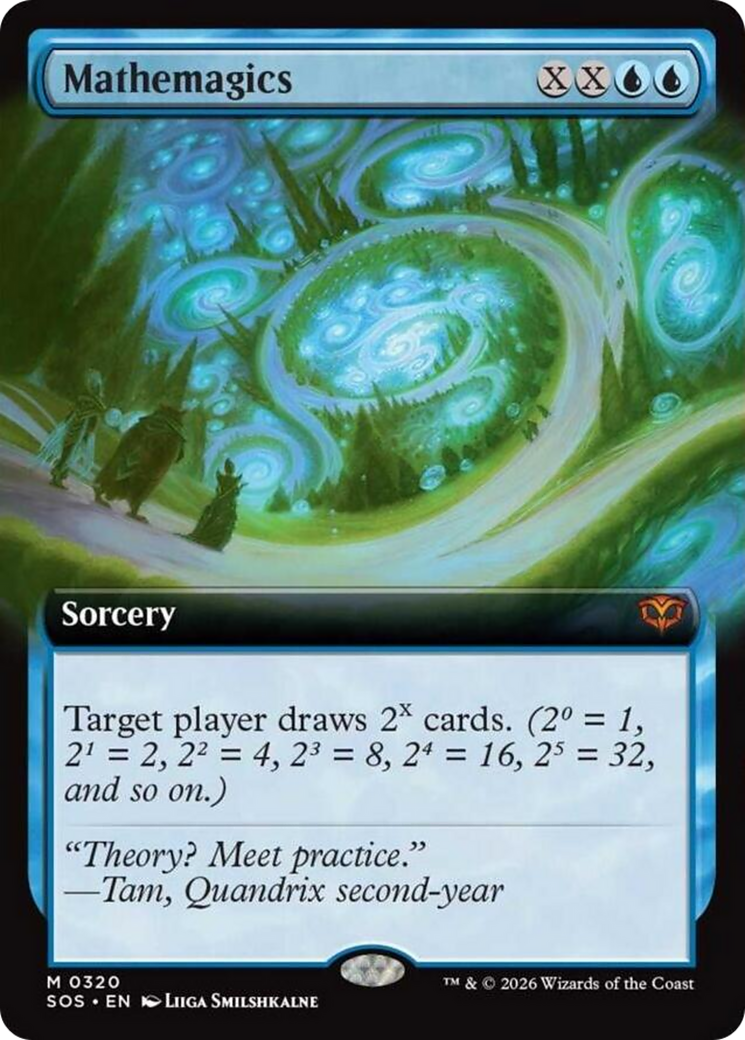 Mathemagics (Extended Art) [Secrets of Strixhaven] | Black Swamp Games