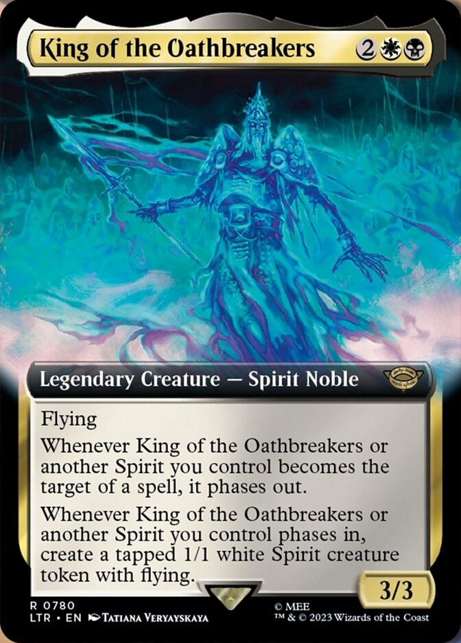 King of the Oathbreakers (Extended Art) (Surge Foil) [The Lord of the Rings: Tales of Middle-Earth] | Black Swamp Games