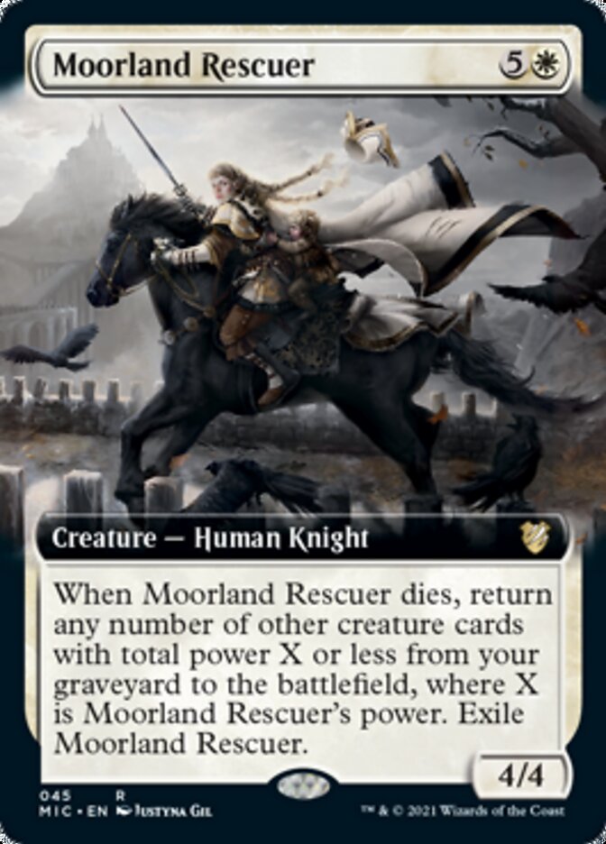 Moorland Rescuer (Extended Art) [Innistrad: Midnight Hunt Commander] | Black Swamp Games