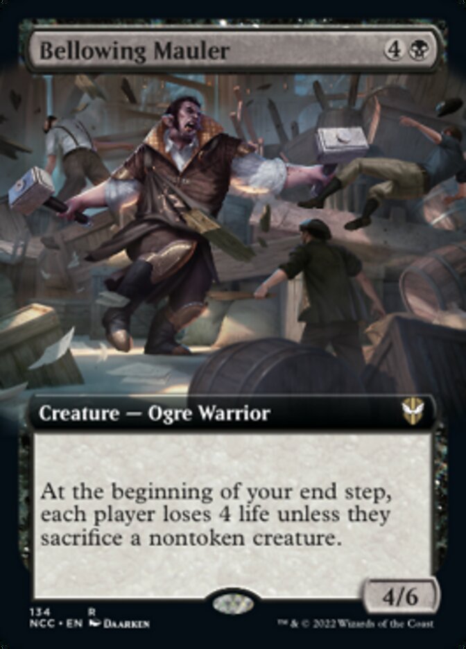 Bellowing Mauler (Extended Art) [Streets of New Capenna Commander] | Black Swamp Games