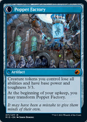 Poppet Stitcher // Poppet Factory [Innistrad: Midnight Hunt] | Black Swamp Games