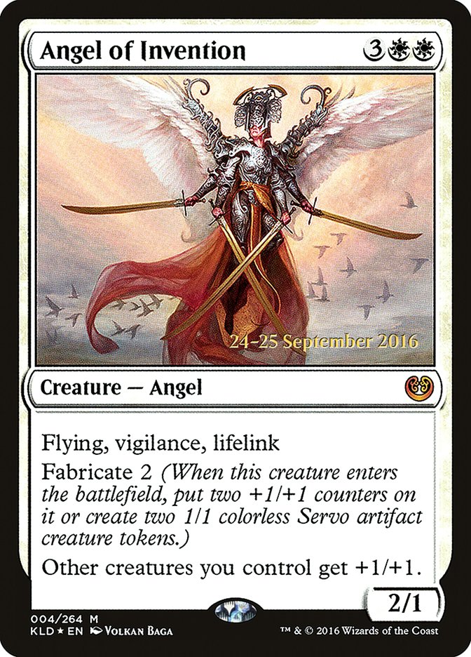 Angel of Invention [Kaladesh Prerelease Promos] | Black Swamp Games