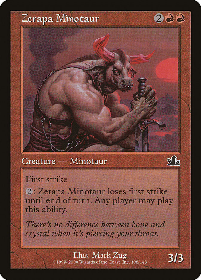 Zerapa Minotaur [Prophecy] | Black Swamp Games