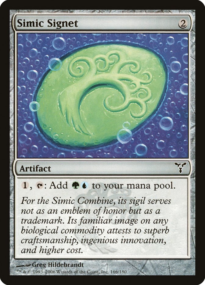 Simic Signet [Dissension] | Black Swamp Games