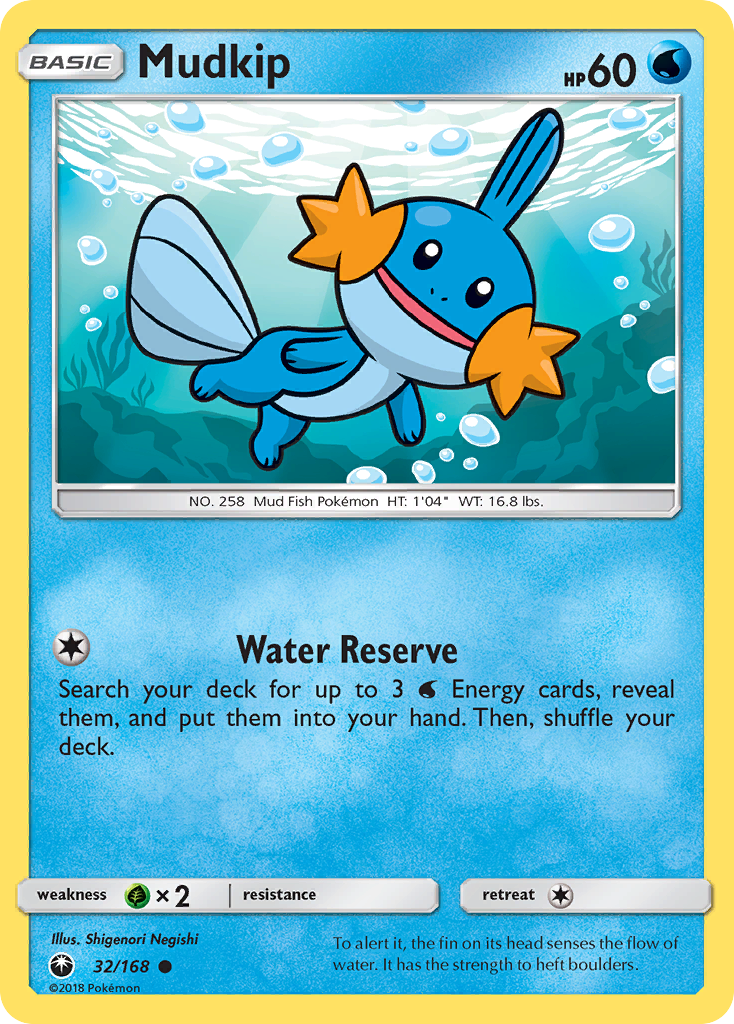 Mudkip (32/168) [Sun & Moon: Celestial Storm] | Black Swamp Games
