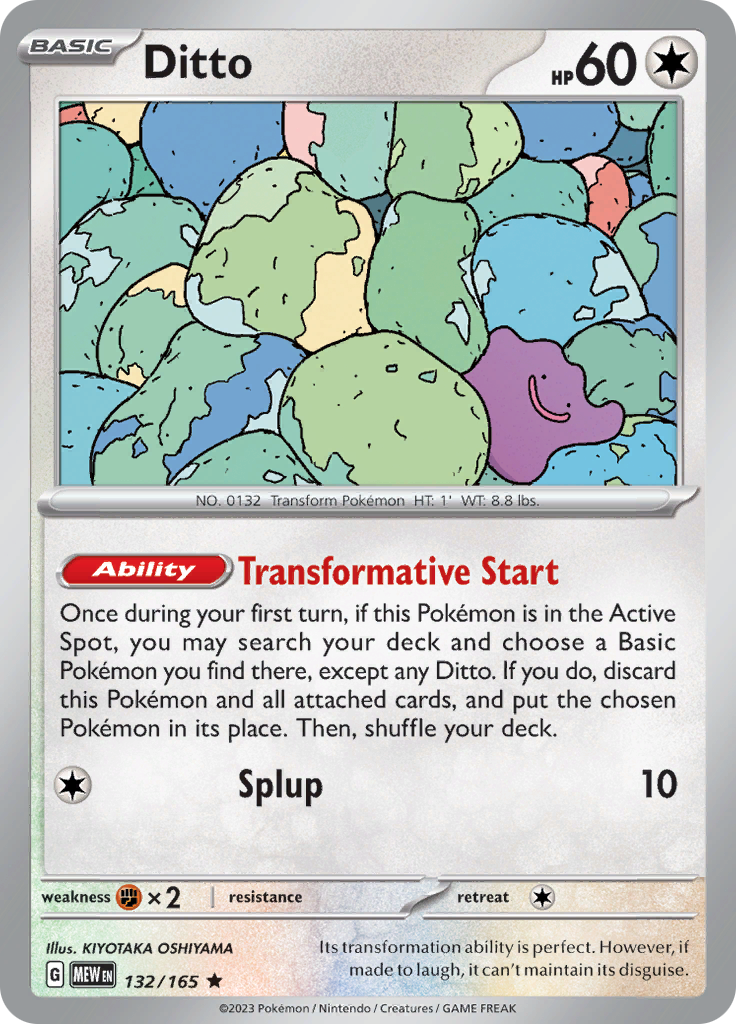Ditto (132/165) [Scarlet & Violet 151] | Black Swamp Games