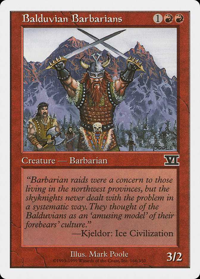 Balduvian Barbarians [Classic Sixth Edition] | Black Swamp Games