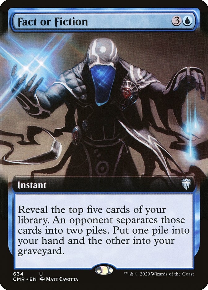 Fact or Fiction (Extended Art) [Commander Legends] | Black Swamp Games