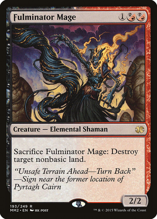 Fulminator Mage [Modern Masters 2015] | Black Swamp Games