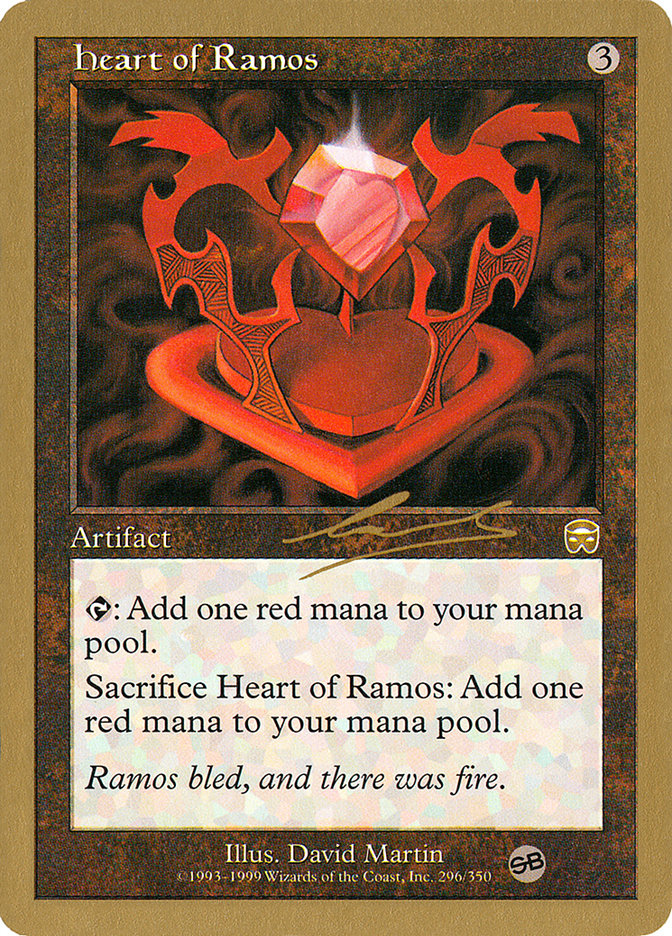 Heart of Ramos (Nicolas Labarre) (SB) [World Championship Decks 2000] | Black Swamp Games