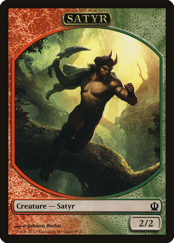 Satyr Token [Theros Tokens] | Black Swamp Games