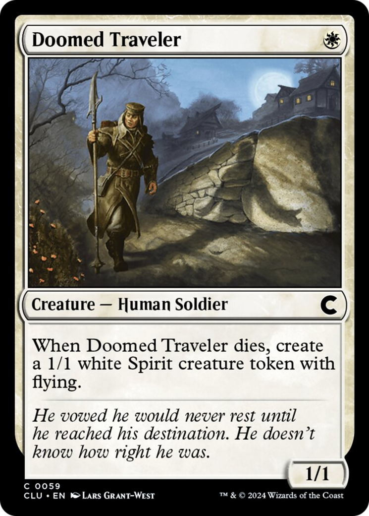 Doomed Traveler [Ravnica: Clue Edition] | Black Swamp Games