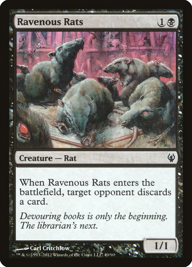 Ravenous Rats [Duel Decks: Izzet vs. Golgari] | Black Swamp Games