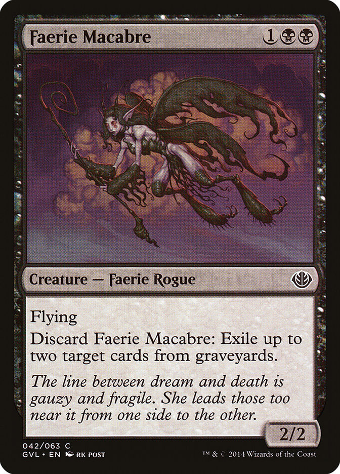 Faerie Macabre (Garruk vs. Liliana) [Duel Decks Anthology] | Black Swamp Games