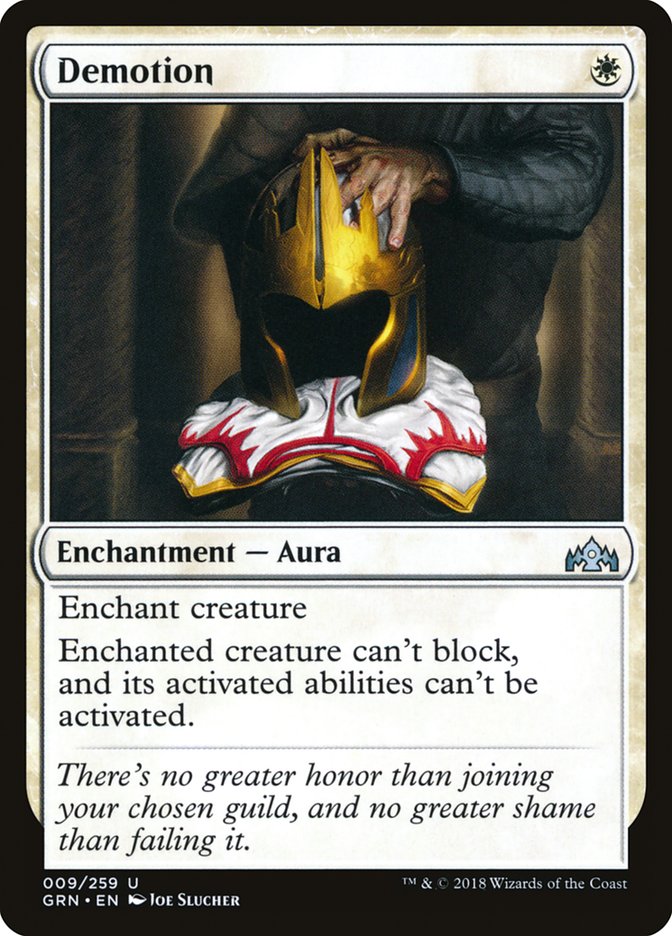 Demotion [Guilds of Ravnica] | Black Swamp Games