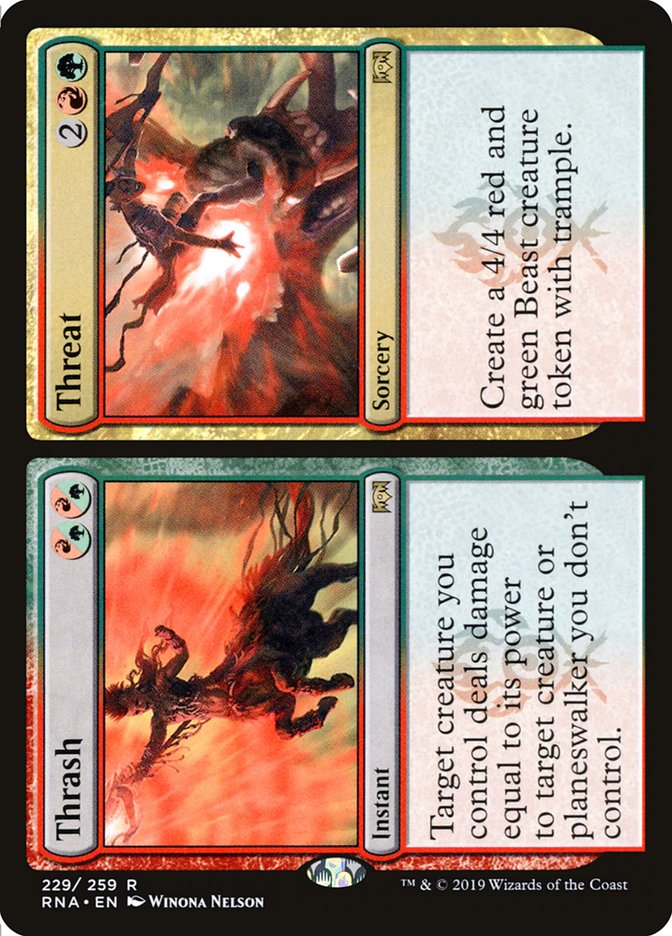 Thrash // Threat [Ravnica Allegiance] | Black Swamp Games