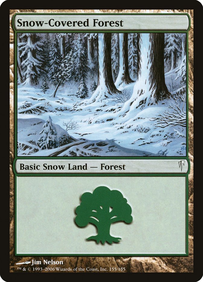 Snow-Covered Forest [Coldsnap] | Black Swamp Games