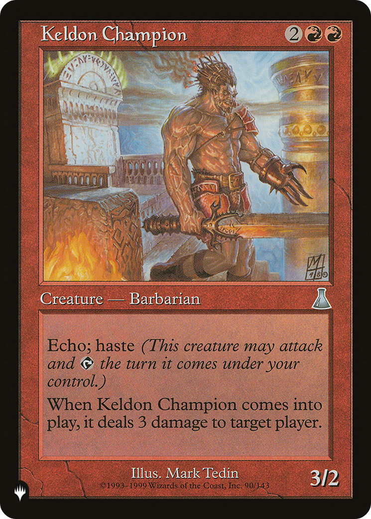 Keldon Champion [The List Reprints] | Black Swamp Games