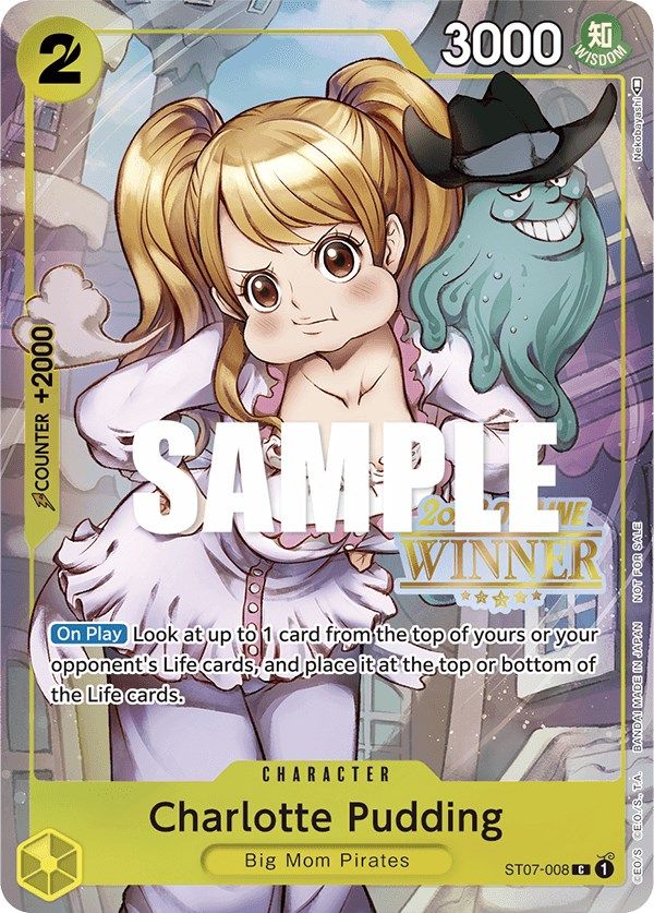 Charlotte Pudding (Offline Regional 2023) [Winner] [One Piece Promotion Cards] | Black Swamp Games