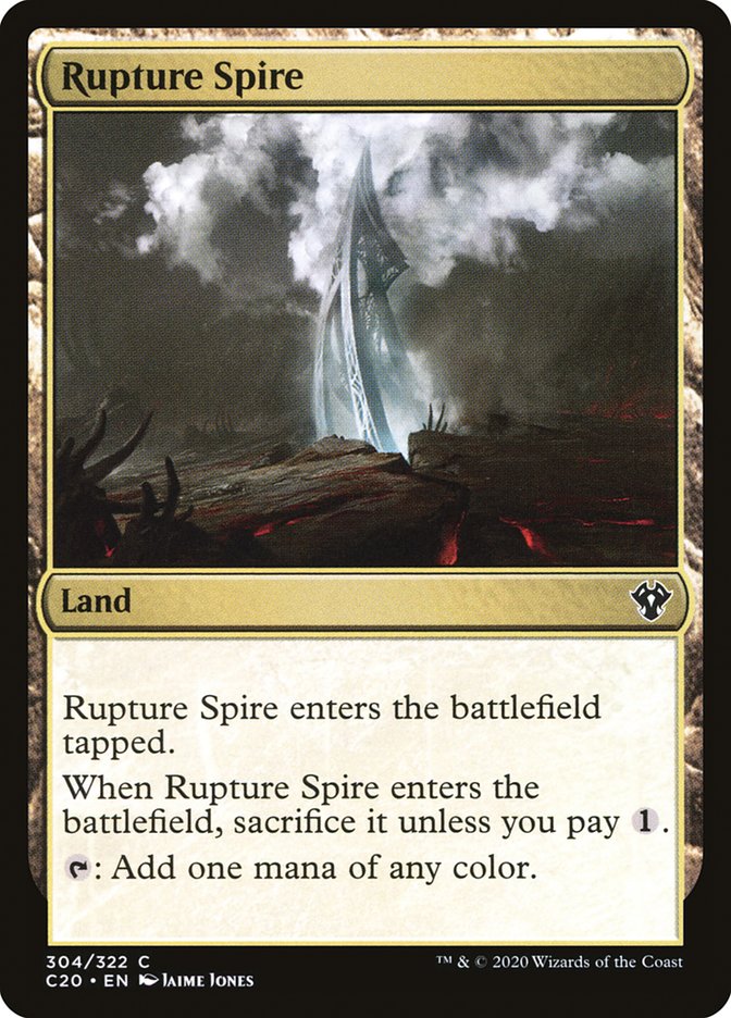 Rupture Spire [Commander 2020] | Black Swamp Games