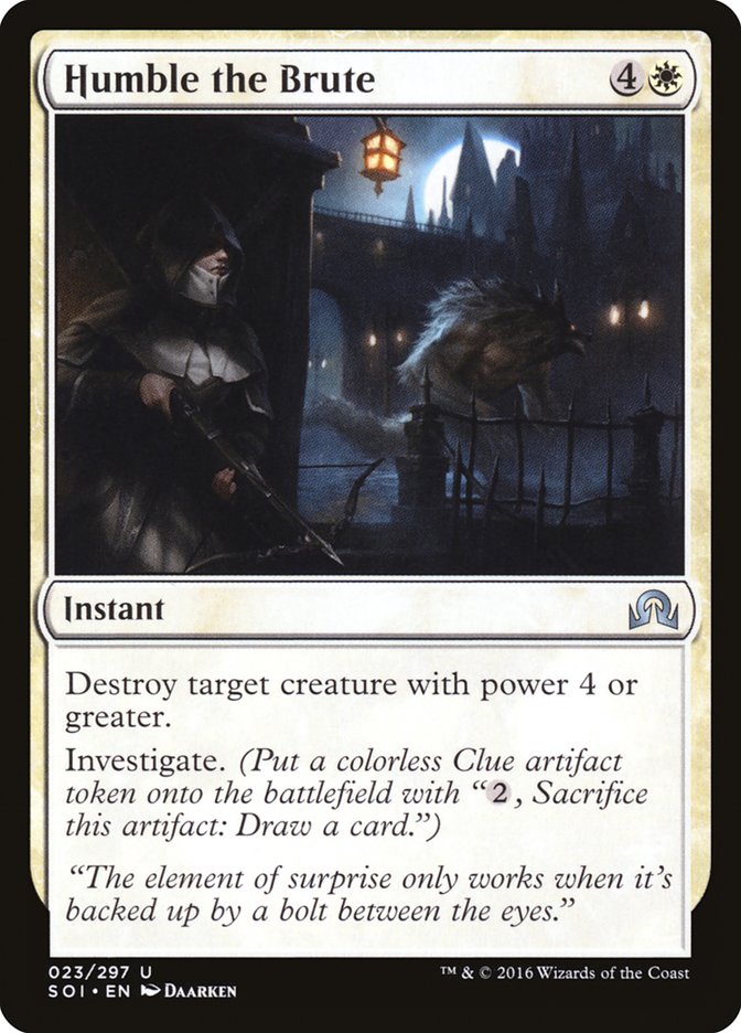 Humble the Brute [Shadows over Innistrad] | Black Swamp Games