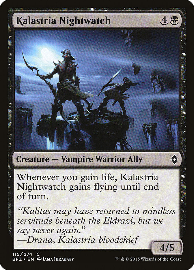 Kalastria Nightwatch [Battle for Zendikar] | Black Swamp Games