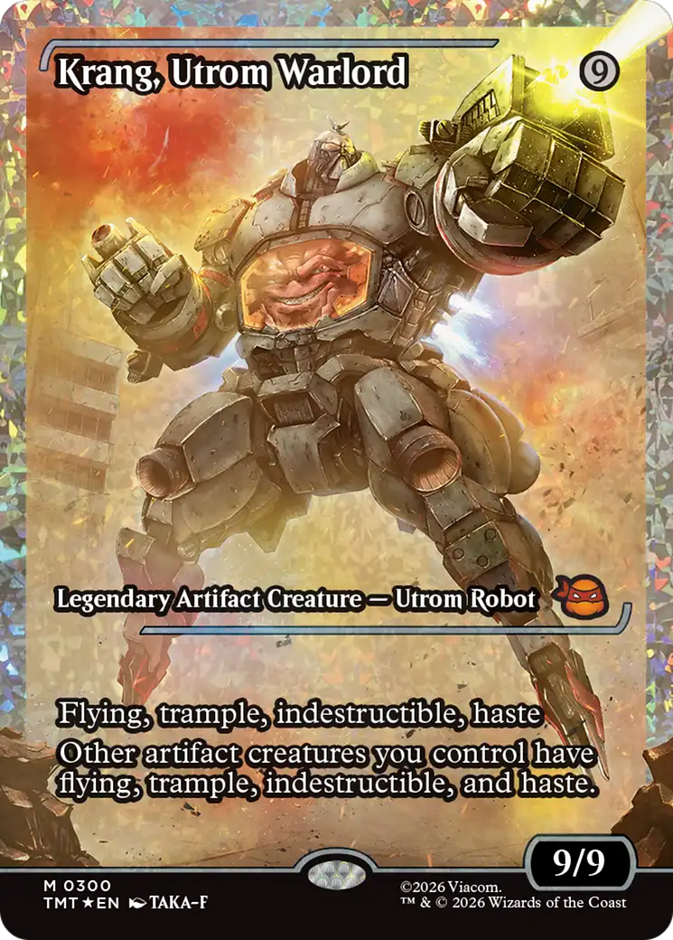 Krang, Utrom Warlord (Showcase) (Fracture Foil) [Teenage Mutant Ninja Turtles] | Black Swamp Games